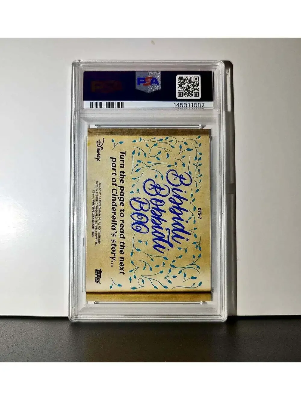 More chores: oh sing, sweet nightingale 2025 Topps Disney #C75-7 PSA 9